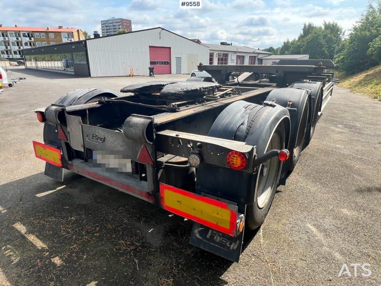 Container link - trailer Fliegl SDS 420 - Xe chở container/ Rơ moóc hoán đổi thân: hình 3 Container link - trailer Fliegl SDS 420 - Xe chở container/ Rơ moóc hoán đổi thân: hình 3