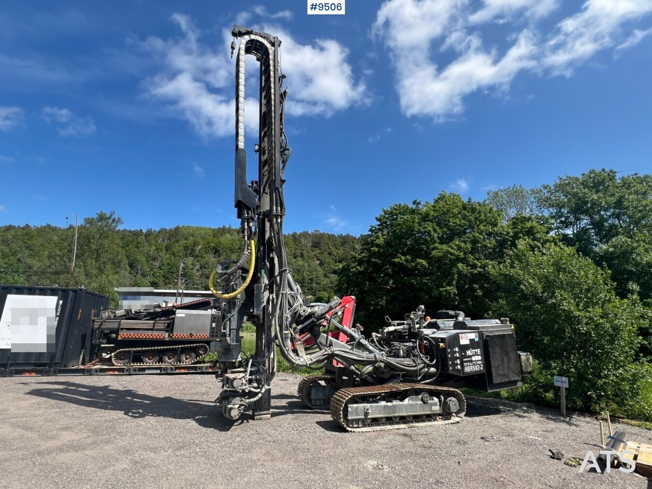 Drill rig Hütte with Fassi F32 crane - Giàn khoan: hình 1 Drill rig Hütte with Fassi F32 crane - Giàn khoan: hình 1