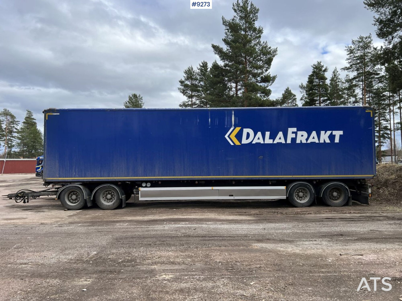 Rơ moóc hộp kín EKSJÖVAGNEN FS 18-18 CHIPPER TRAILER: hình 9