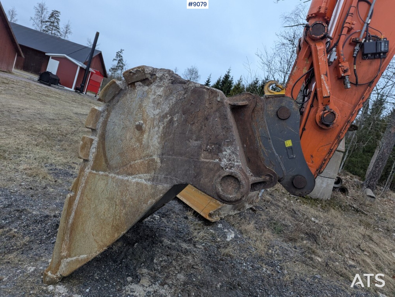 Máy xúc Excavator Hitachi ZX350LC-5B with bucket and digging system: hình 5