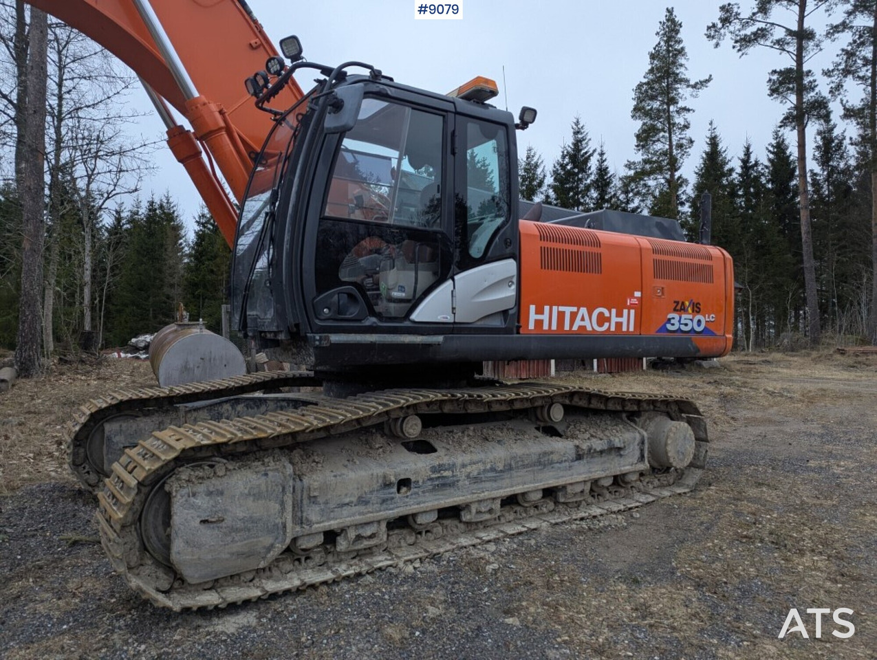 Máy xúc Excavator Hitachi ZX350LC-5B with bucket and digging system: hình 11