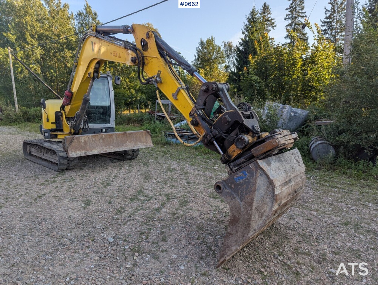 Excavator Wacker Neuson ET90, Tiltrotator, buckets (Video) - Máy xúc bánh xích: hình 2 Excavator Wacker Neuson ET90, Tiltrotator, buckets (Video) - Máy xúc bánh xích: hình 2