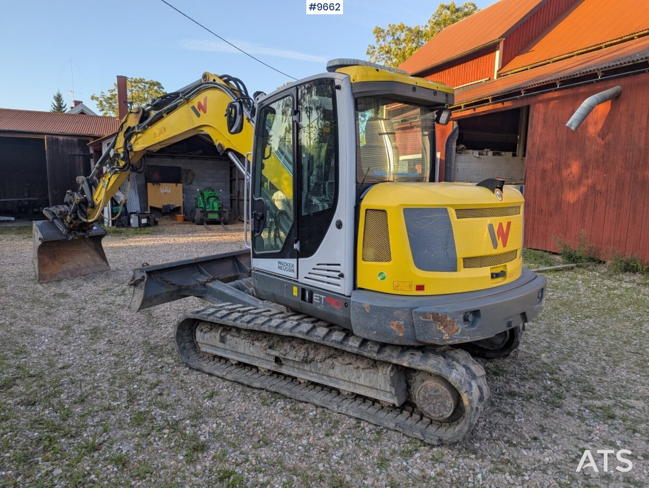 Excavator Wacker Neuson ET90, Tiltrotator, buckets (Video) - Máy xúc bánh xích: hình 5 Excavator Wacker Neuson ET90, Tiltrotator, buckets (Video) - Máy xúc bánh xích: hình 5