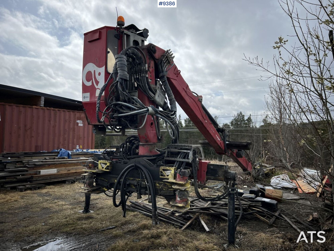 HIAB LOGLIFT F108 ST 96 Timber crane / logging crane - Cẩu gấp: hình 2 HIAB LOGLIFT F108 ST 96 Timber crane / logging crane - Cẩu gấp: hình 2
