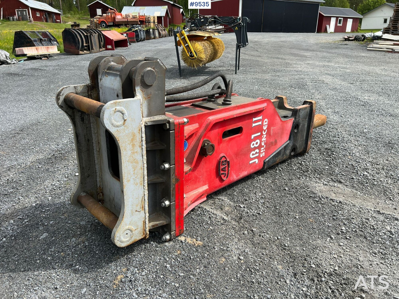 JAB JB81 Hydraulic hammer S70 - Búa thủy lực cho Máy móc xây dựng: hình 3 JAB JB81 Hydraulic hammer S70 - Búa thủy lực cho Máy móc xây dựng: hình 3