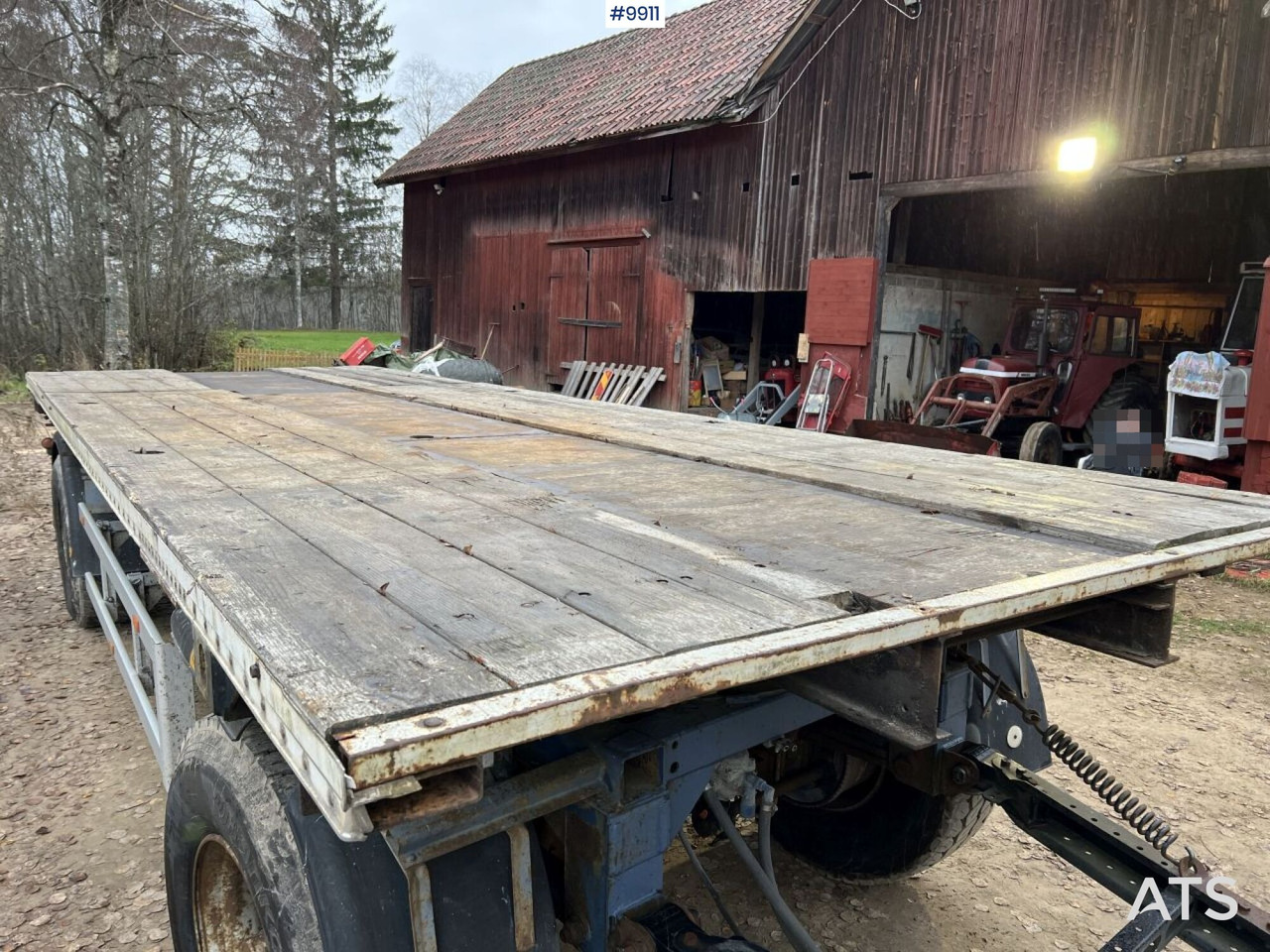 KRONE AZW 20E Container trailer with interchangeable body - Rơ moóc thùng lửng/ Phẳng: hình 4 KRONE AZW 20E Container trailer with interchangeable body - Rơ moóc thùng lửng/ Phẳng: hình 4