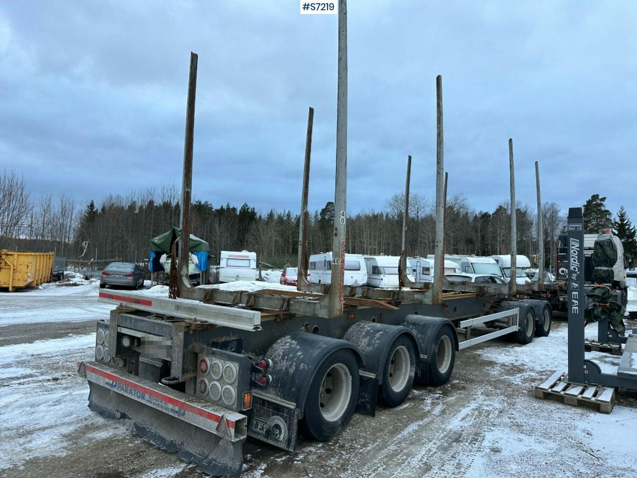 Logging trailer 5-axles, Parator SV 18-24 - Rơ moóc chở gỗ: hình 5 Logging trailer 5-axles, Parator SV 18-24 - Rơ moóc chở gỗ: hình 5