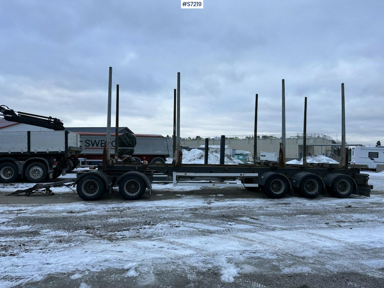 Logging trailer 5-axles, Parator SV 18-24 - Rơ moóc chở gỗ: hình 2 Logging trailer 5-axles, Parator SV 18-24 - Rơ moóc chở gỗ: hình 2