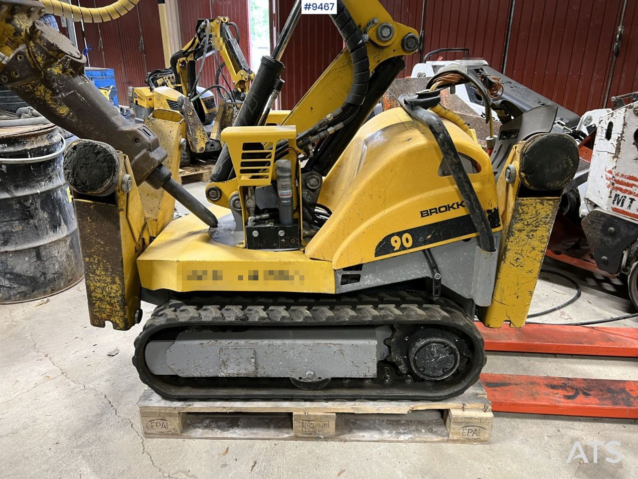 Máy móc xây dựng BROKK 90 Demolition / Forming robot: hình 9