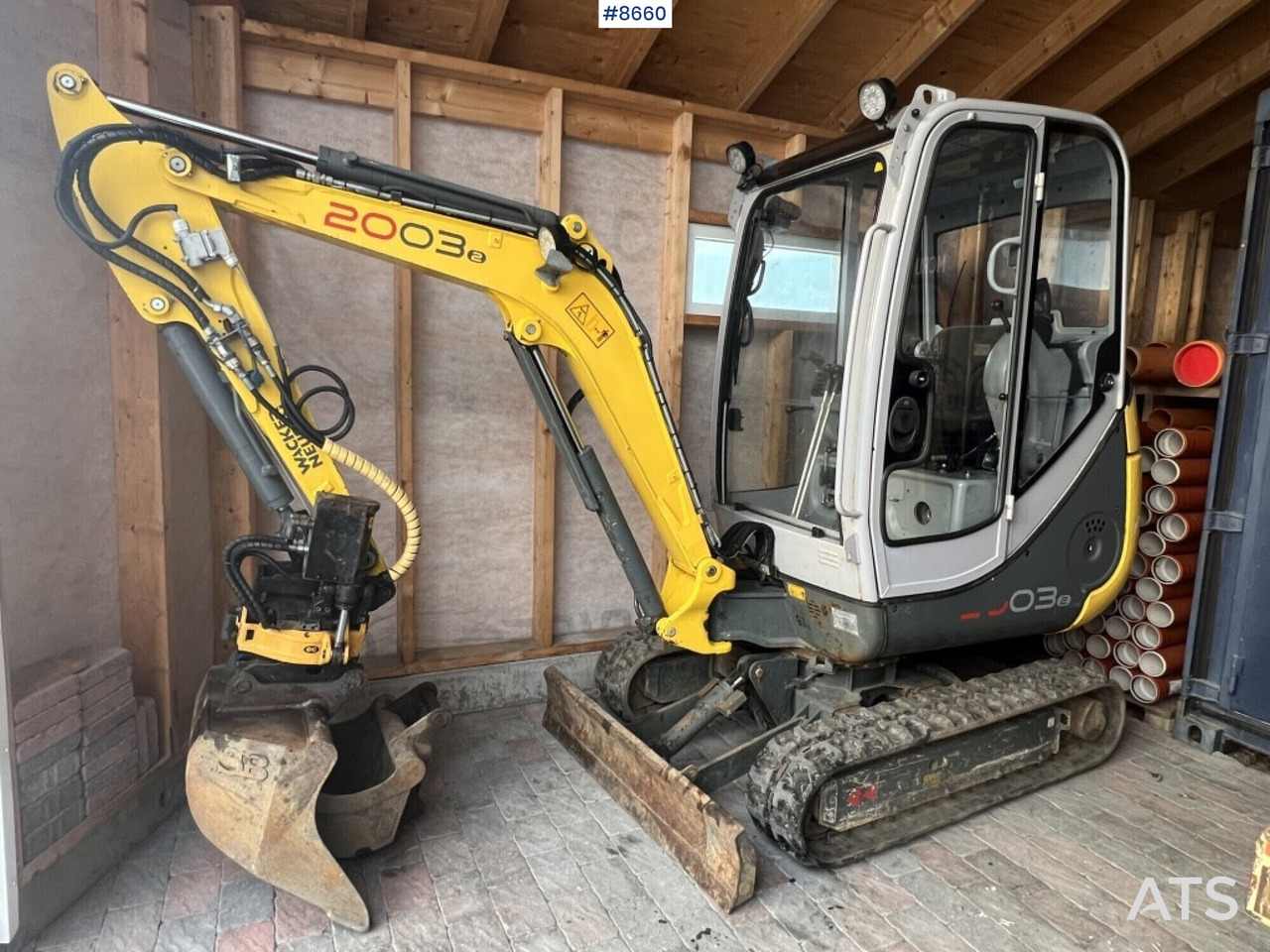 Mini excavator - Wacker Neuson 2003RD - Máy xúc: hình 1 Mini excavator - Wacker Neuson 2003RD - Máy xúc: hình 1
