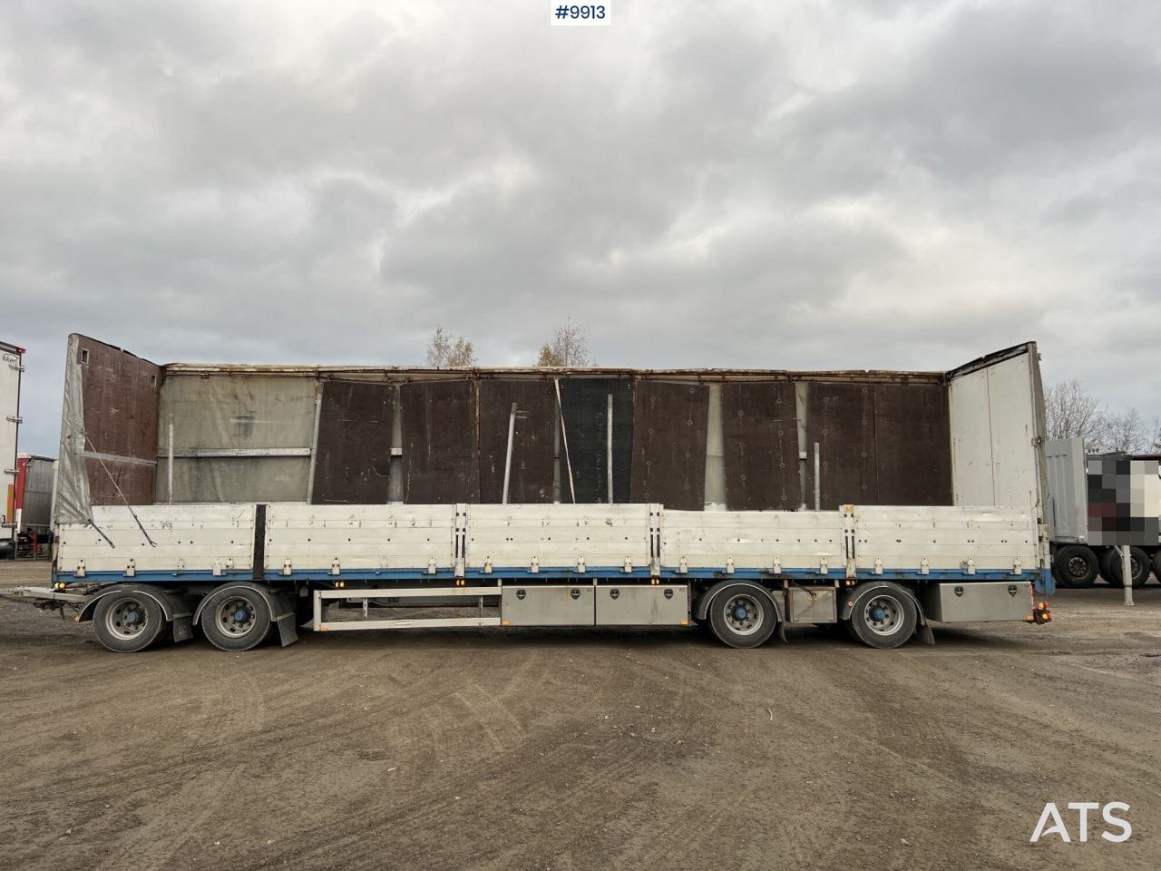 PARATOR SCV 18-20 Truck trailer with folding sides - Rơ moóc thùng lửng/ Phẳng: hình 2 PARATOR SCV 18-20 Truck trailer with folding sides - Rơ moóc thùng lửng/ Phẳng: hình 2