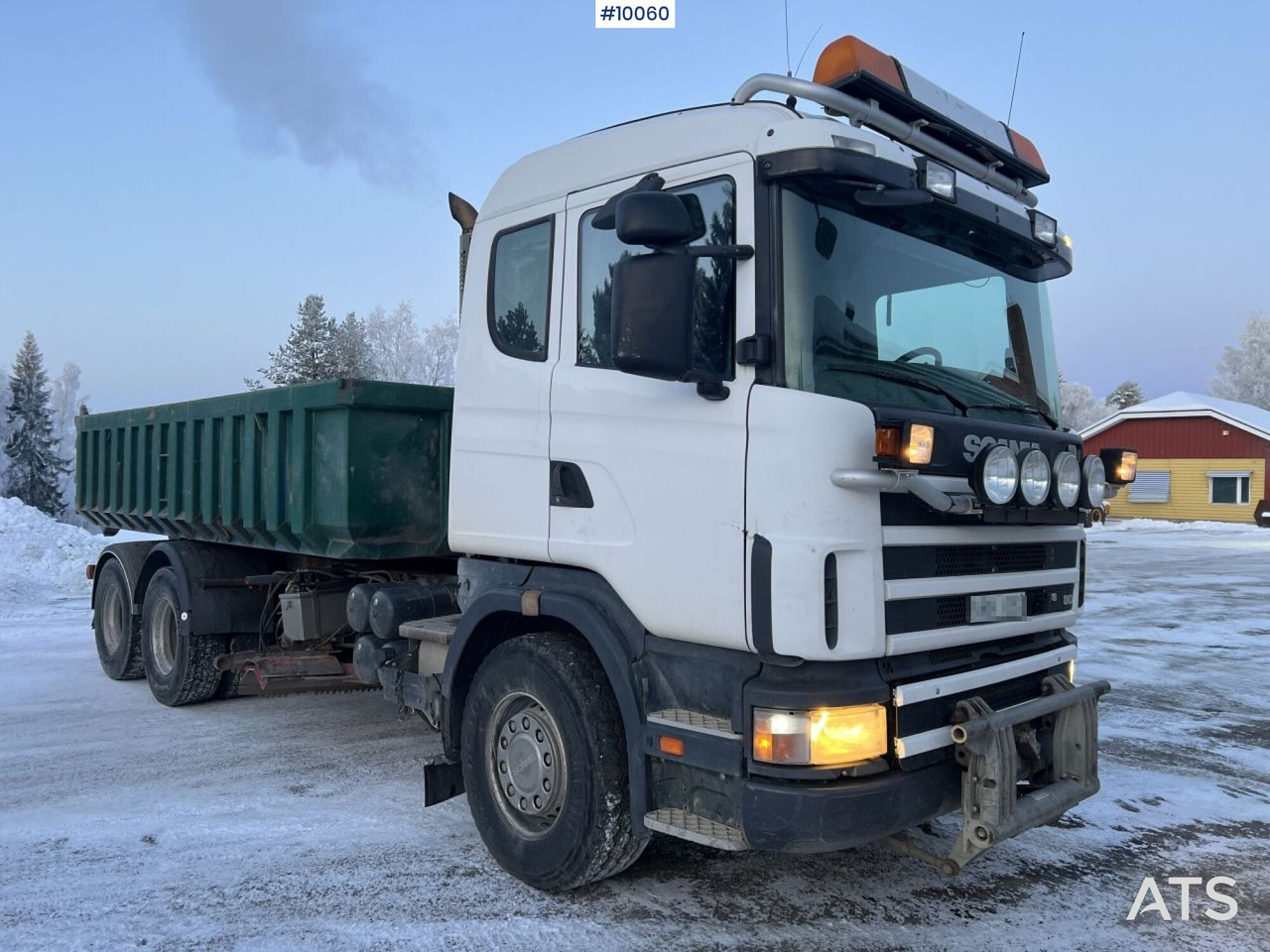 SCANIA R164 Tipper truck with plow equipment (VIDEO) - Xe ben: hình 5 SCANIA R164 Tipper truck with plow equipment (VIDEO) - Xe ben: hình 5