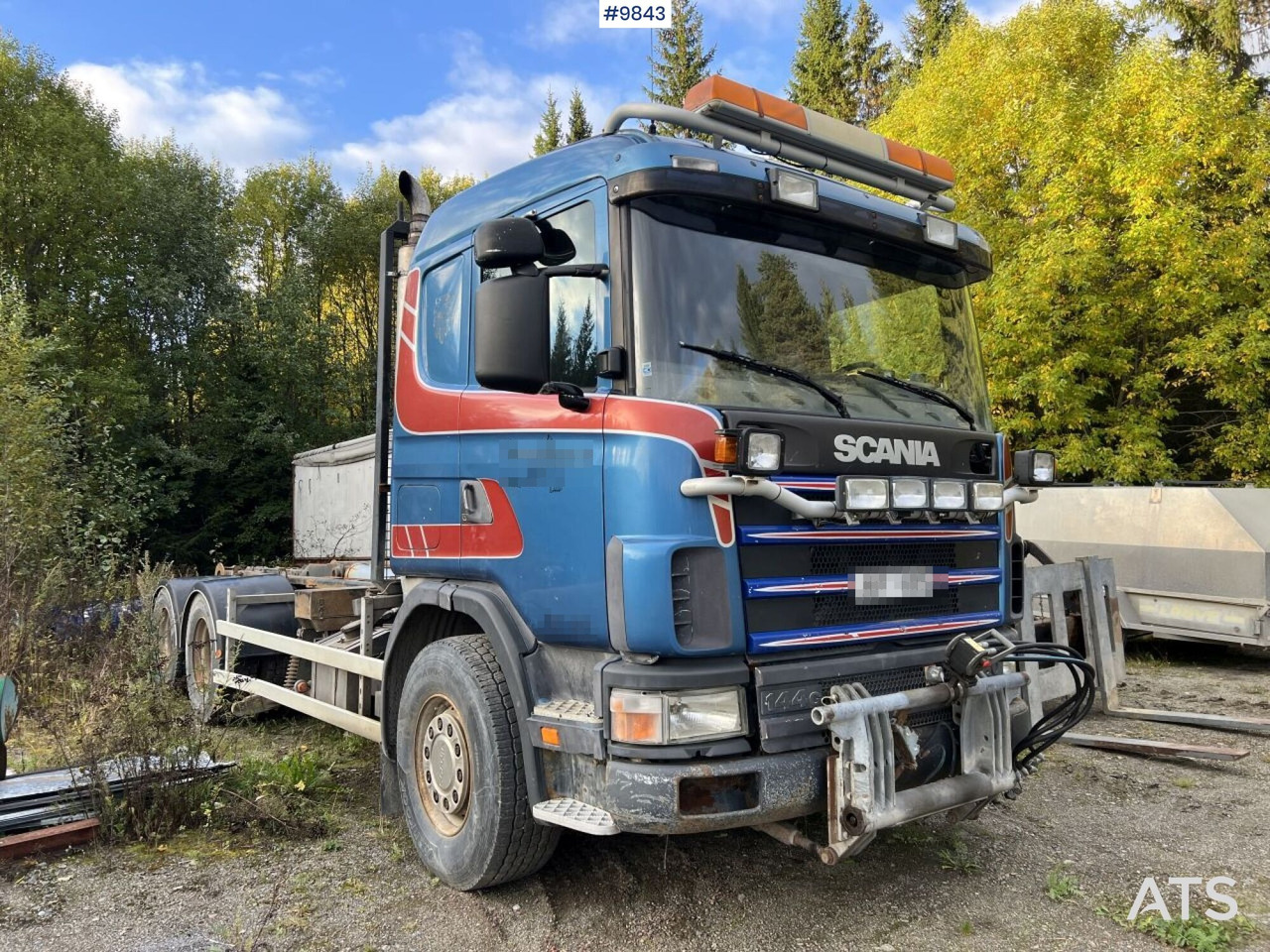 Scania R144 Hook Truck with plow equipment - Xe tải nâng móc: hình 2 Scania R144 Hook Truck with plow equipment - Xe tải nâng móc: hình 2
