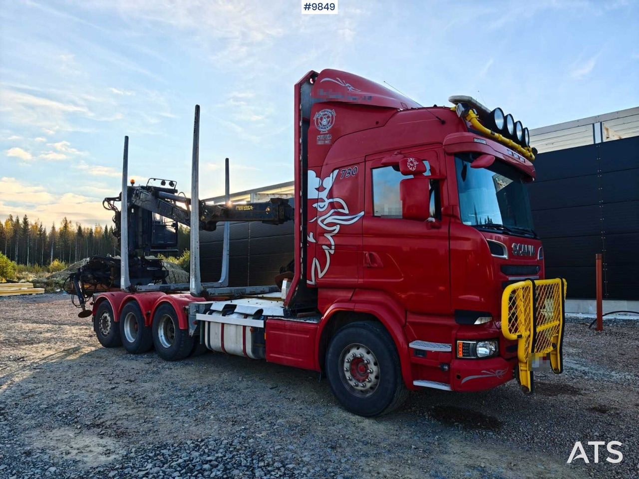 Scania R730 Tridem Timber Truck with Loglift F125S Crane (VIDEO) - Xe chở gỗ, Xe cẩu tự hành: hình 2 Scania R730 Tridem Timber Truck with Loglift F125S Crane (VIDEO) - Xe chở gỗ, Xe cẩu tự hành: hình 2