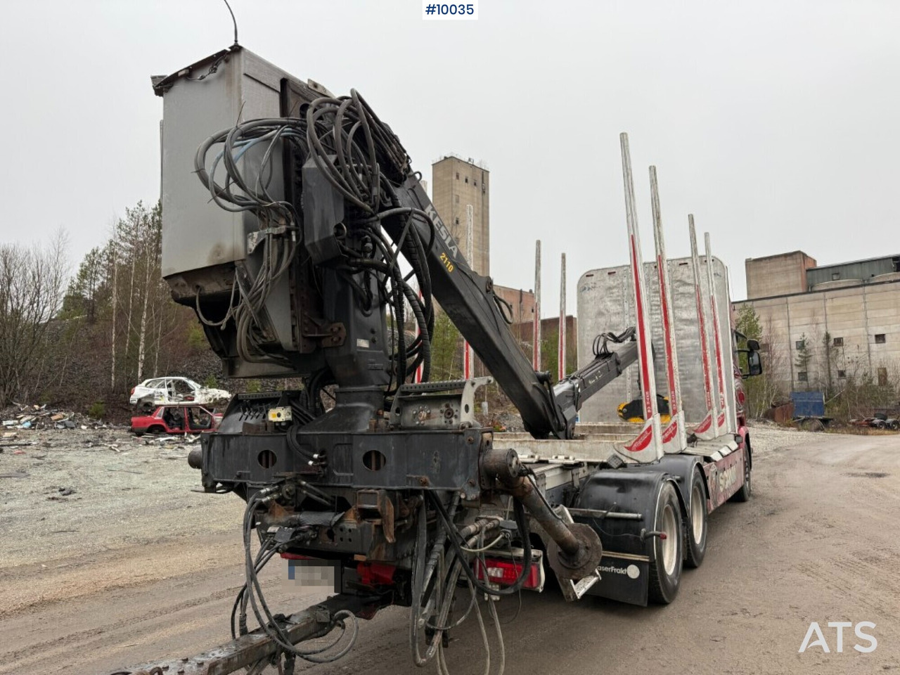 Scania R730 timber truck with crane and trailer (VIDEO) - Xe chở gỗ, Xe cẩu tự hành: hình 5 Scania R730 timber truck with crane and trailer (VIDEO) - Xe chở gỗ, Xe cẩu tự hành: hình 5