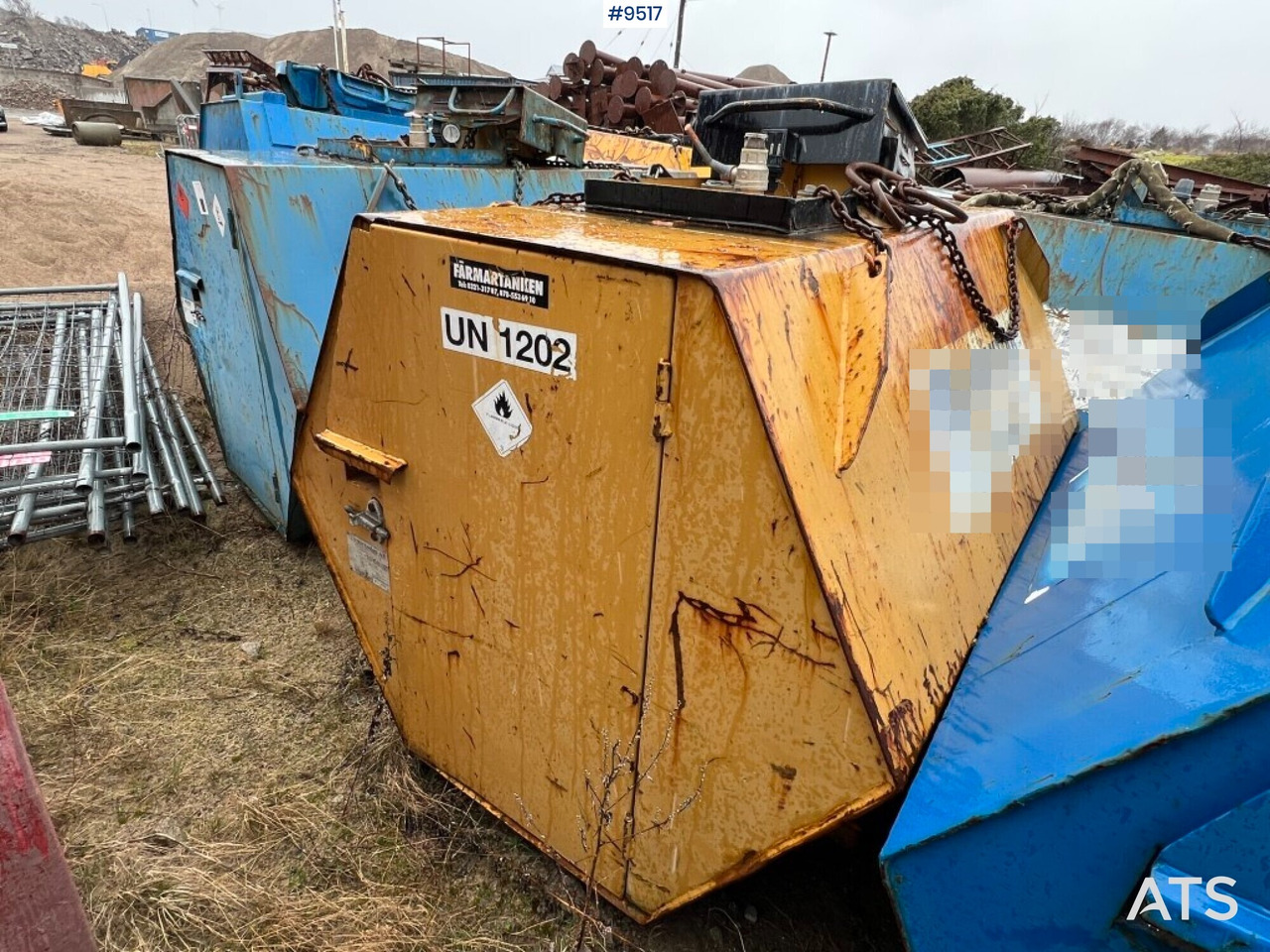 Tank diesel - 1,5 cubic - J-O Fherm dumper - Bồn chứa: hình 1 Tank diesel - 1,5 cubic - J-O Fherm dumper - Bồn chứa: hình 1