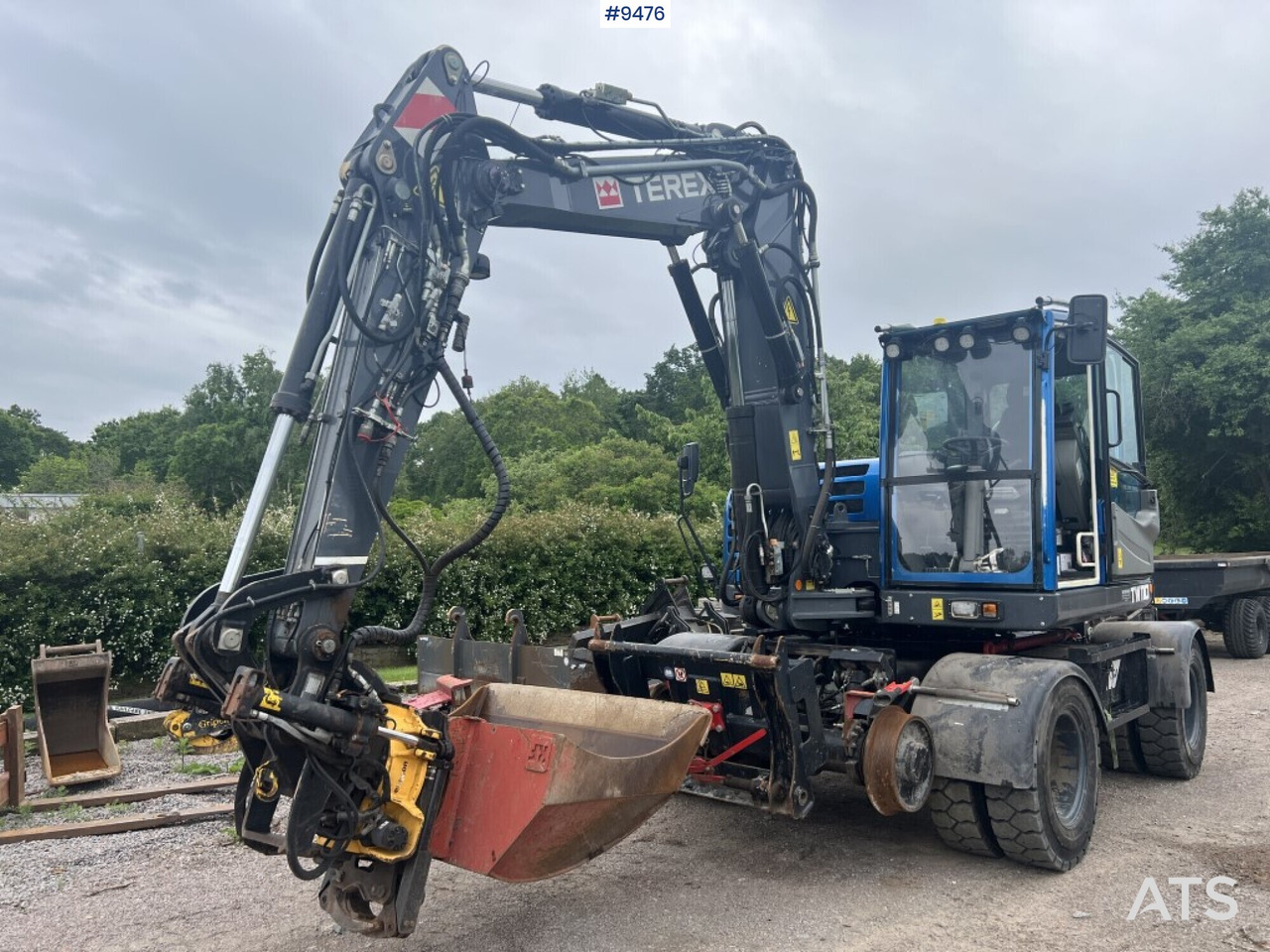 Terex TW 110 Railway machine (VIDEO) - Máy xúc bánh lốp: hình 1 Terex TW 110 Railway machine (VIDEO) - Máy xúc bánh lốp: hình 1