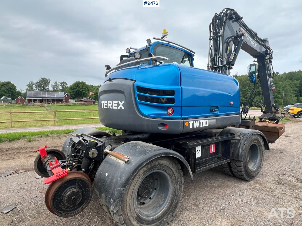 Terex TW 110 Railway machine (VIDEO) - Máy xúc bánh lốp: hình 4 Terex TW 110 Railway machine (VIDEO) - Máy xúc bánh lốp: hình 4