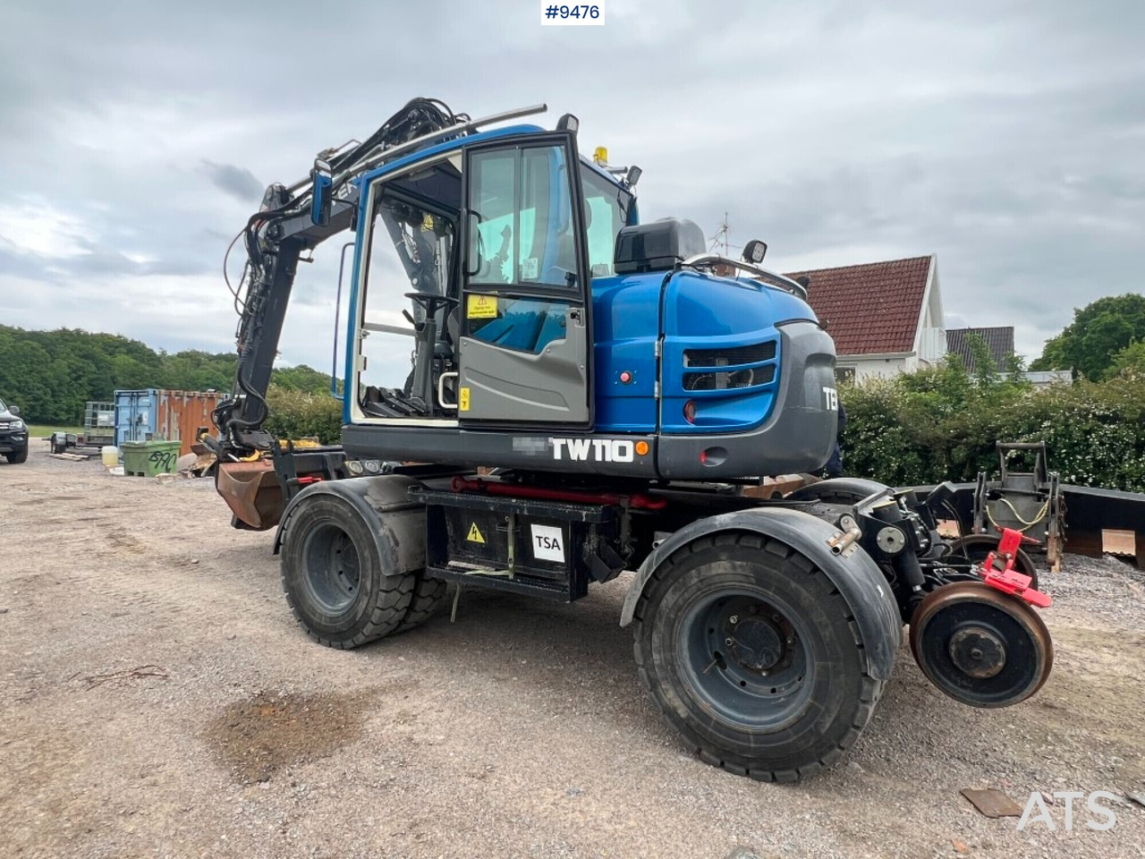 Terex TW 110 Railway machine (VIDEO) - Máy xúc bánh lốp: hình 3 Terex TW 110 Railway machine (VIDEO) - Máy xúc bánh lốp: hình 3