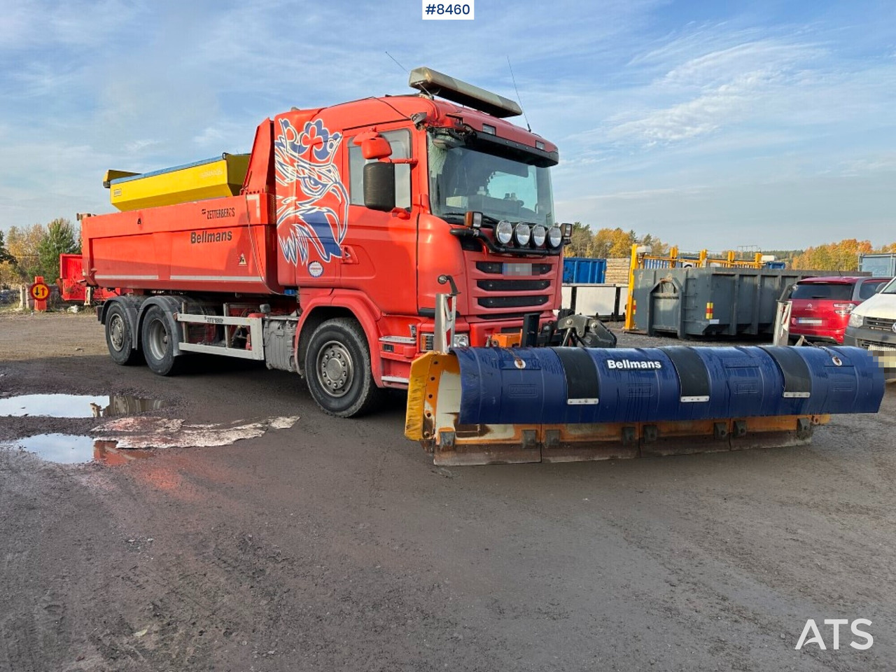 Xe ben, Xe dọn tuyết Tipper truck, Scania G410, Front plow, Salt spreader (See video): hình 7