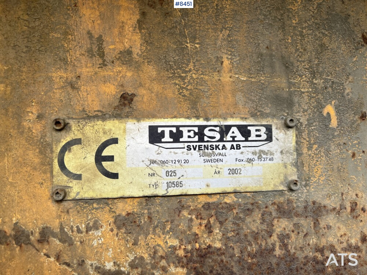 Máy nghiền đá Track Crusher, Tesab, Type:10585: hình 6
