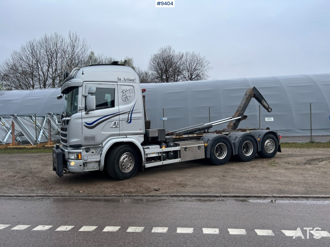 Xe tải nâng móc Tridem hooklift SCANIA G490 8X4*4 (VIDEO): hình 1