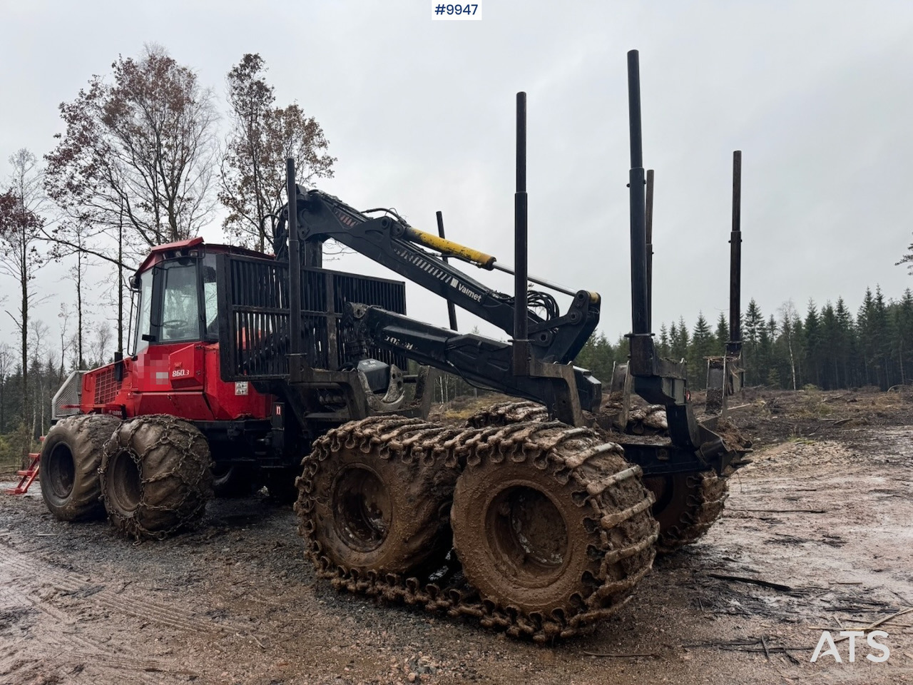 Valmet 860 forwarder (VIDEO) - Máy chuyển tiếp: hình 4 Valmet 860 forwarder (VIDEO) - Máy chuyển tiếp: hình 4