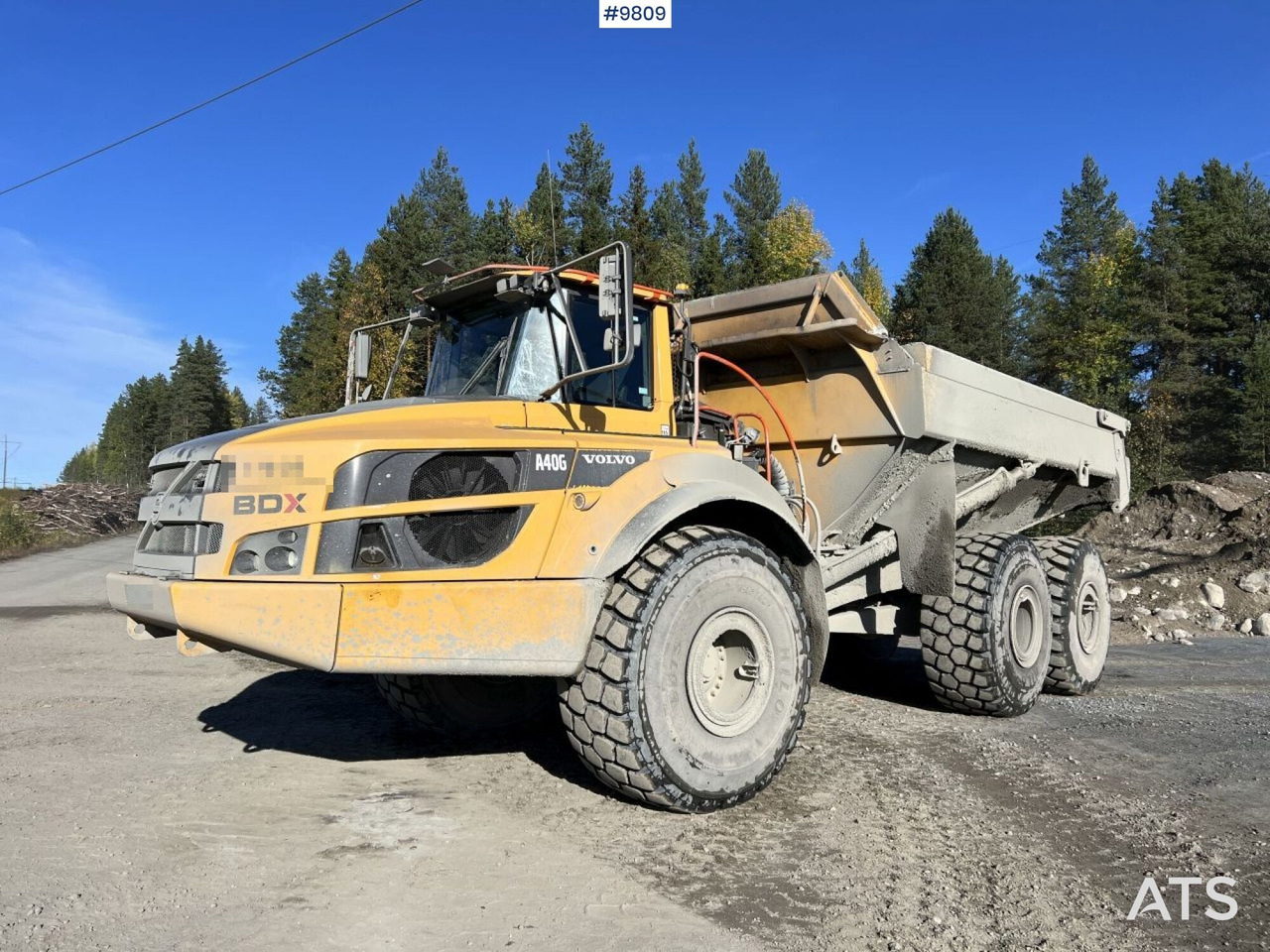 Volvo A40G dump truck - Xe ben đổ có khớp nối: hình 2 Volvo A40G dump truck - Xe ben đổ có khớp nối: hình 2