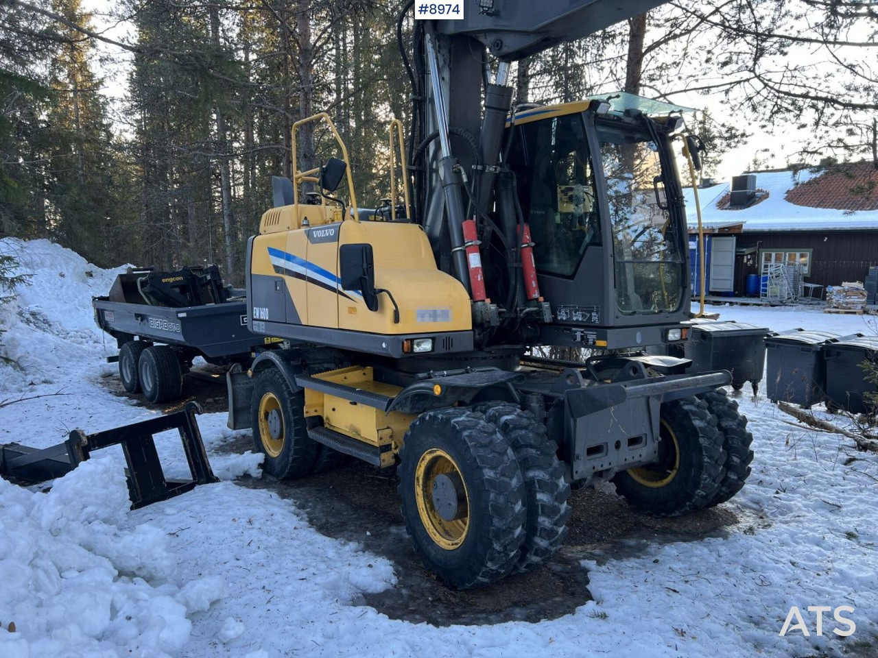 Máy xúc bánh lốp Volvo EW 160 D with Digging System, Tipper and Attachments: hình 10