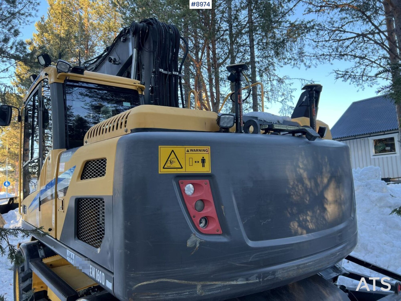 Máy xúc bánh lốp Volvo EW 160 D with Digging System, Tipper and Attachments: hình 15