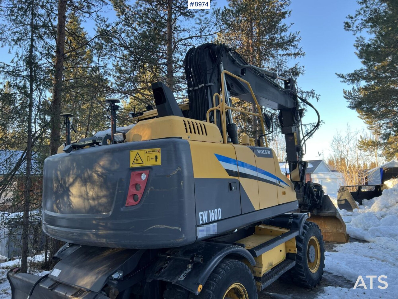 Máy xúc bánh lốp Volvo EW 160 D with Digging System, Tipper and Attachments: hình 14