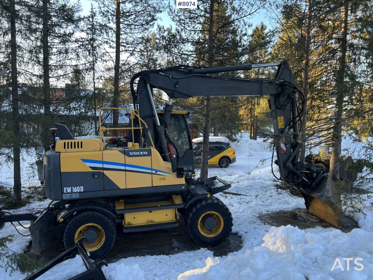 Máy xúc bánh lốp Volvo EW 160 D with Digging System, Tipper and Attachments: hình 13