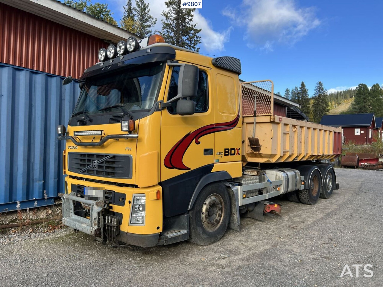 Volvo FH-480 6*2 with LAXO-Quick lock and plow equipment - Xe ben: hình 1 Volvo FH-480 6*2 with LAXO-Quick lock and plow equipment - Xe ben: hình 1