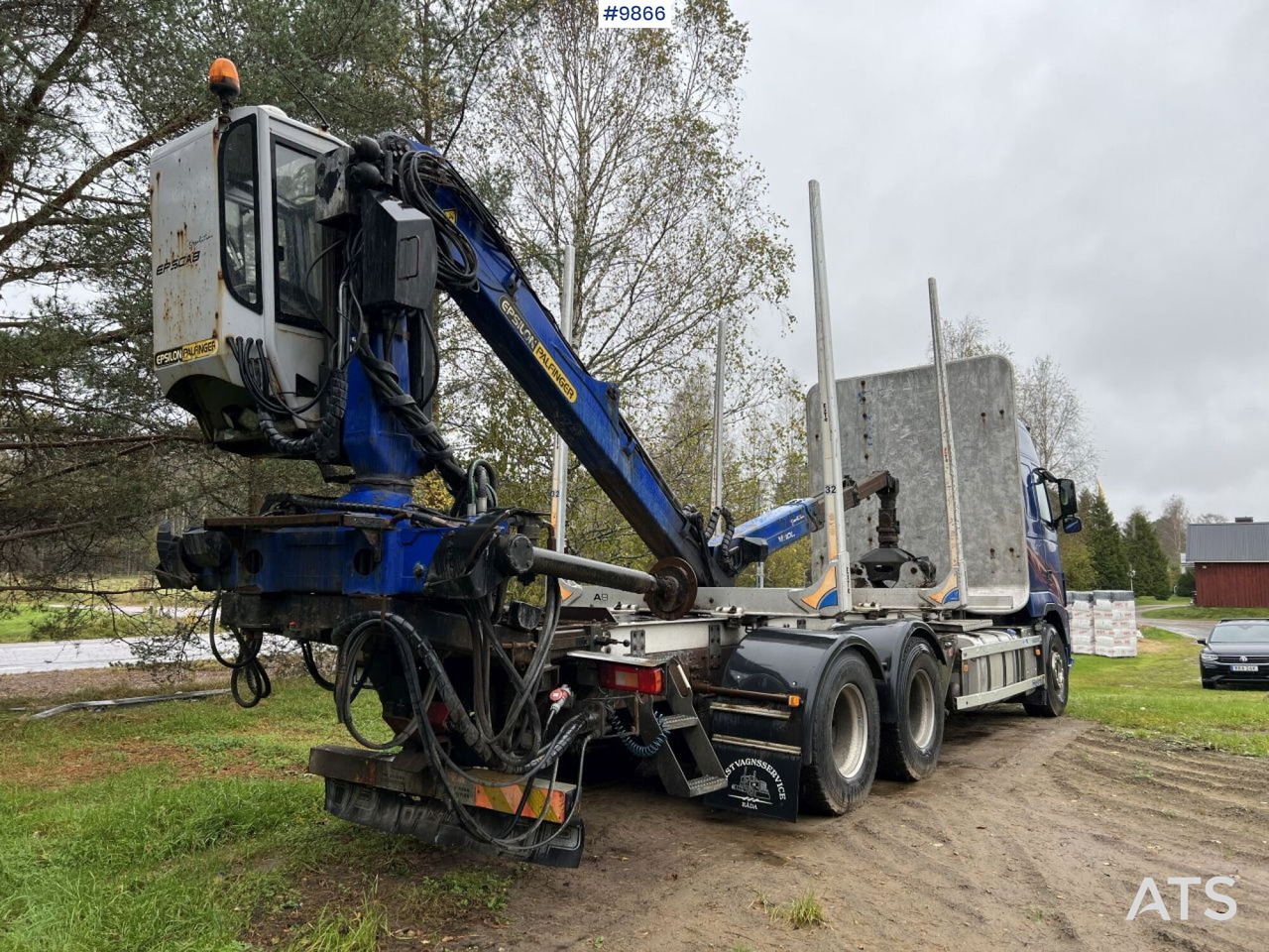 Volvo FH D13 Timber truck with Palfinger M110 crane - Xe chở gỗ: hình 4 Volvo FH D13 Timber truck with Palfinger M110 crane - Xe chở gỗ: hình 4