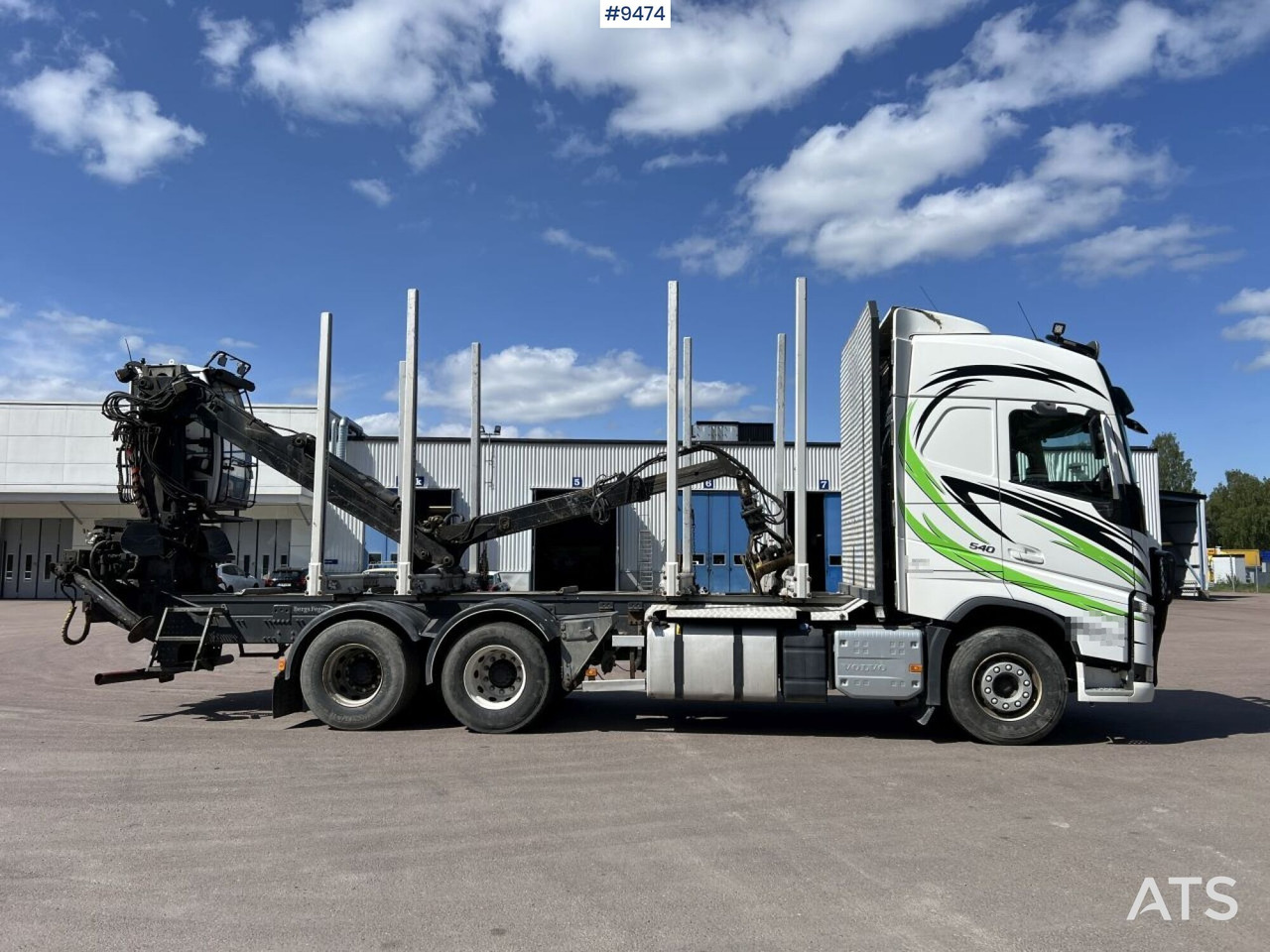 Volvo FH13 Logging truck with Loglift 105S crane - Xe chở gỗ: hình 4 Volvo FH13 Logging truck with Loglift 105S crane - Xe chở gỗ: hình 4