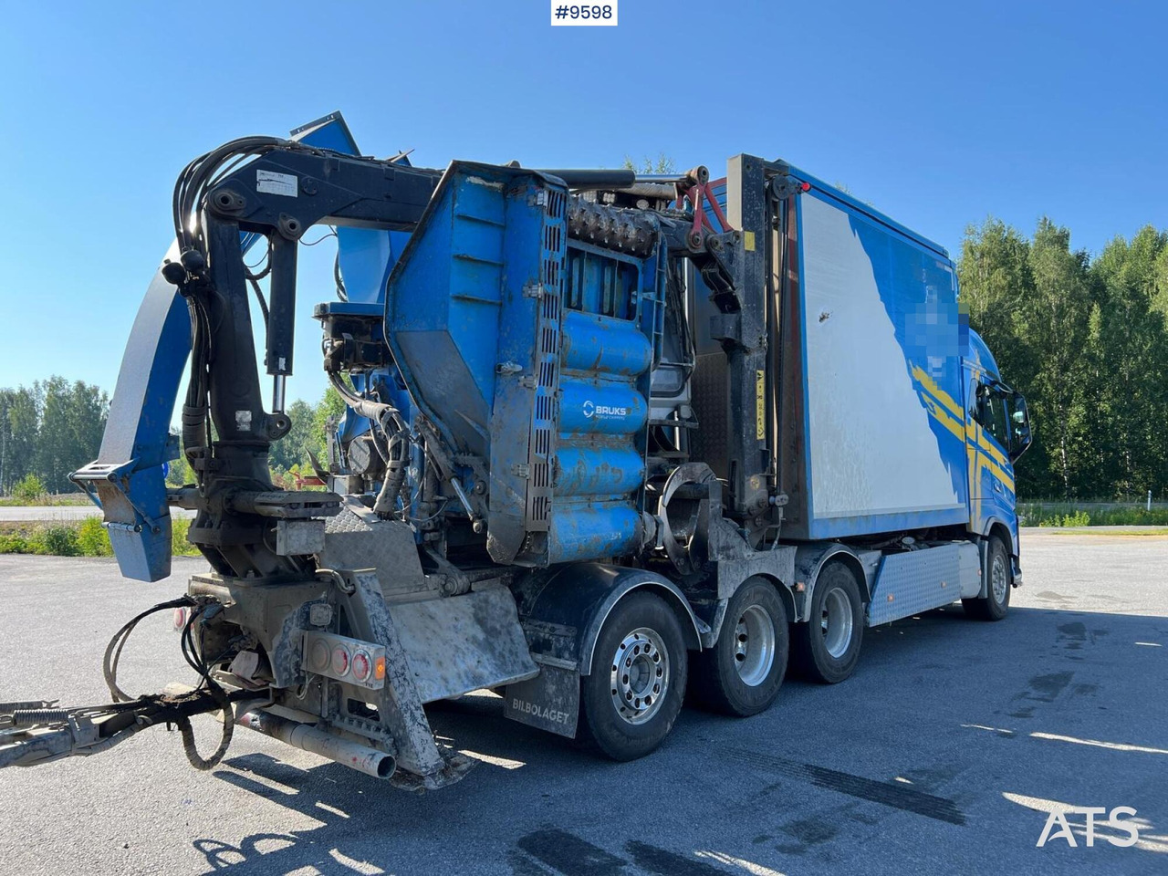 Volvo FH16 8*4 Bruks wood chipper - Xe ben, Xe cẩu tự hành: hình 5 Volvo FH16 8*4 Bruks wood chipper - Xe ben, Xe cẩu tự hành: hình 5