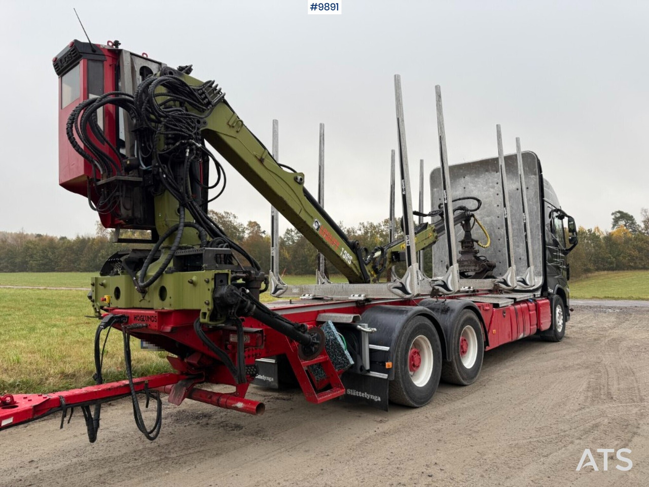 Volvo FH64 R Timber truck, trailer and crane - Xe chở gỗ, Xe cẩu tự hành: hình 2 Volvo FH64 R Timber truck, trailer and crane - Xe chở gỗ, Xe cẩu tự hành: hình 2
