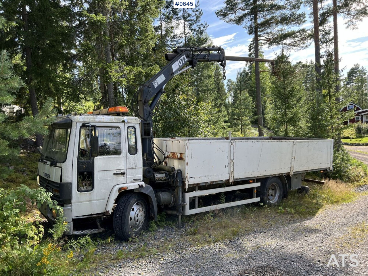 Volvo FL 614 4X2 Crane truck Repair object (VIDEO) - Xe tải thùng lửng/ Phẳng, Xe cẩu tự hành: hình 3 Volvo FL 614 4X2 Crane truck Repair object (VIDEO) - Xe tải thùng lửng/ Phẳng, Xe cẩu tự hành: hình 3