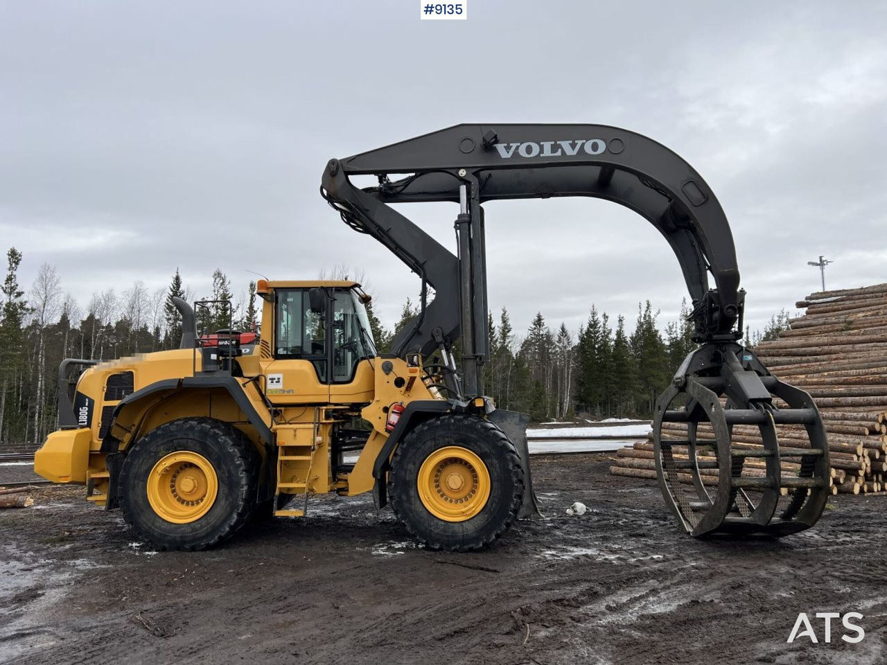 Volvo L 180 G High lifter / Log handler (VIDEO) - Máy xúc lật bánh lốp: hình 3 Volvo L 180 G High lifter / Log handler (VIDEO) - Máy xúc lật bánh lốp: hình 3