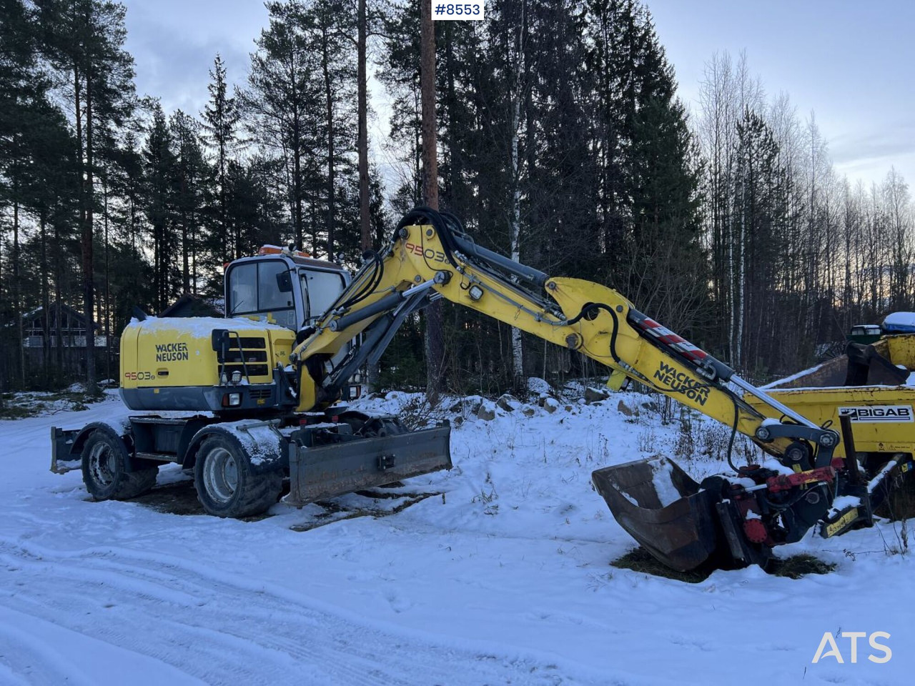 Wacker Neuson 9503 Wheeled excavator, wagon and gears - Máy xúc bánh lốp: hình 1 Wacker Neuson 9503 Wheeled excavator, wagon and gears - Máy xúc bánh lốp: hình 1