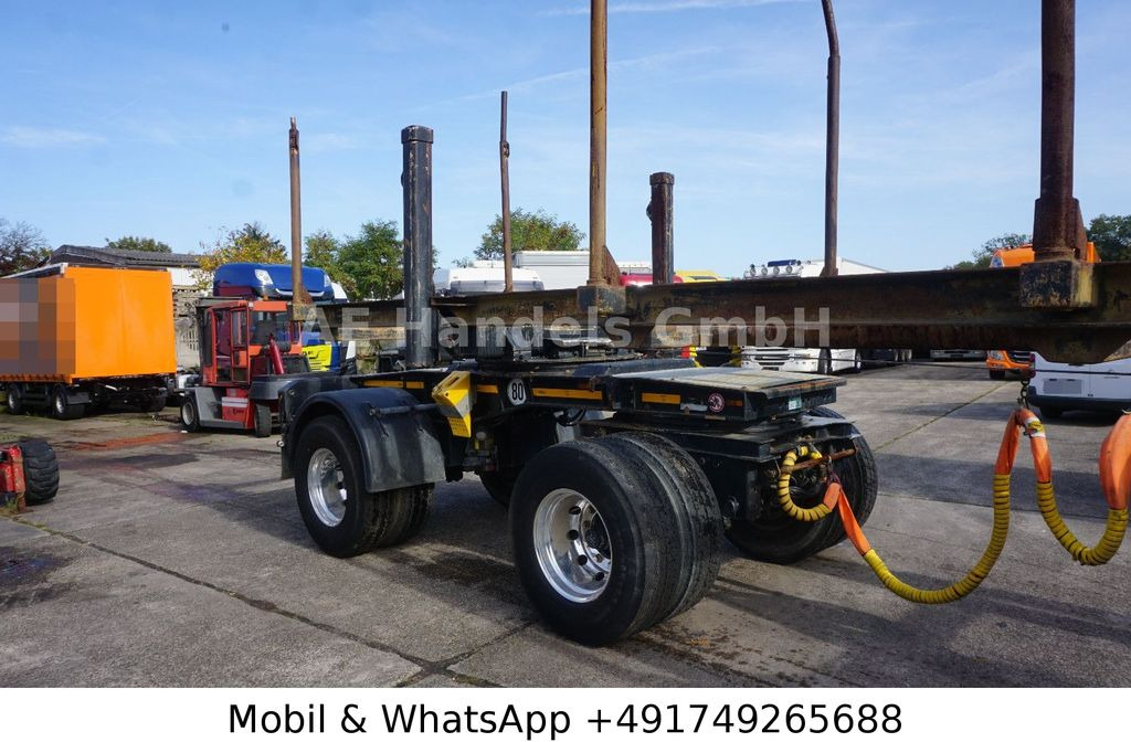Sơ mi rơ moóc chở gỗ Doll M2K-10 Nachläufer Lang+Kurz Holz *4xRungen/Alcoa: hình 1