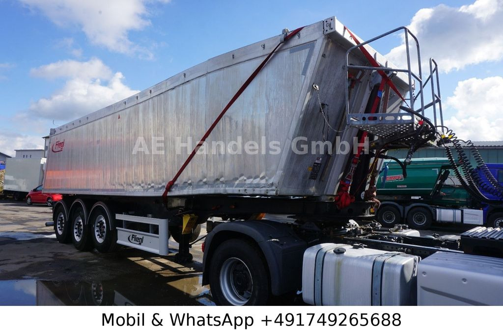 Fliegl DHKA 390 Alu *40m³/1.Liftachse/Alcoa/Podest - Sơ mi rơ moóc ben: hình 1 Fliegl DHKA 390 Alu *40m³/1.Liftachse/Alcoa/Podest - Sơ mi rơ moóc ben: hình 1