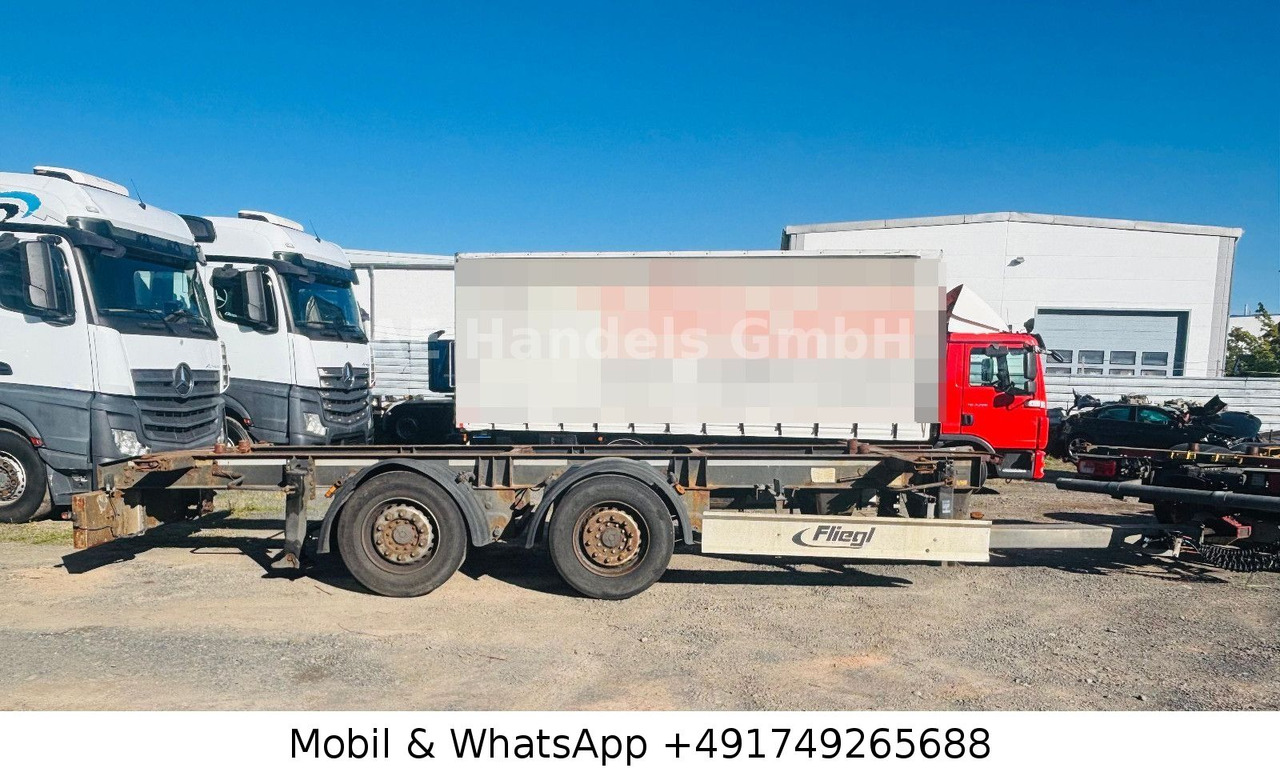 Fliegl TWP 180 Tandem BDF Tiefgekoppelt *Scheibenbremse - Rơ moóc khung gầm: hình 2 Fliegl TWP 180 Tandem BDF Tiefgekoppelt *Scheibenbremse - Rơ moóc khung gầm: hình 2