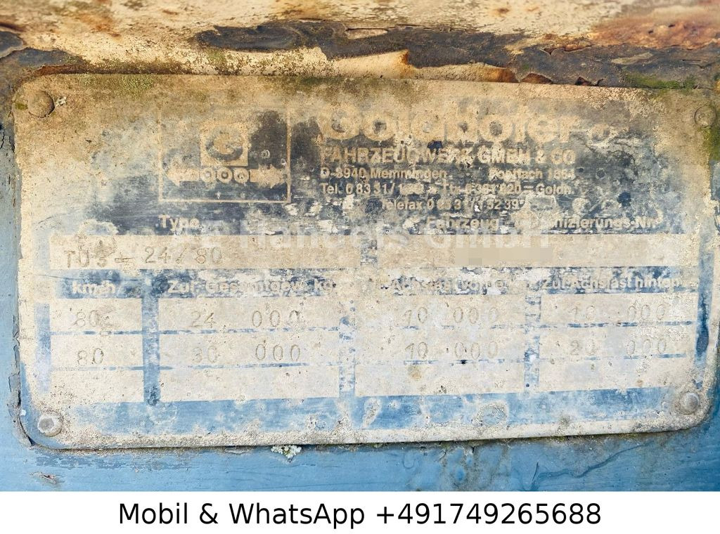Rơ moóc thùng thấp Goldhofer TU 3-24/80 Drehschemel *Rampen/L.8,30m/TÜV-11.25: hình 18