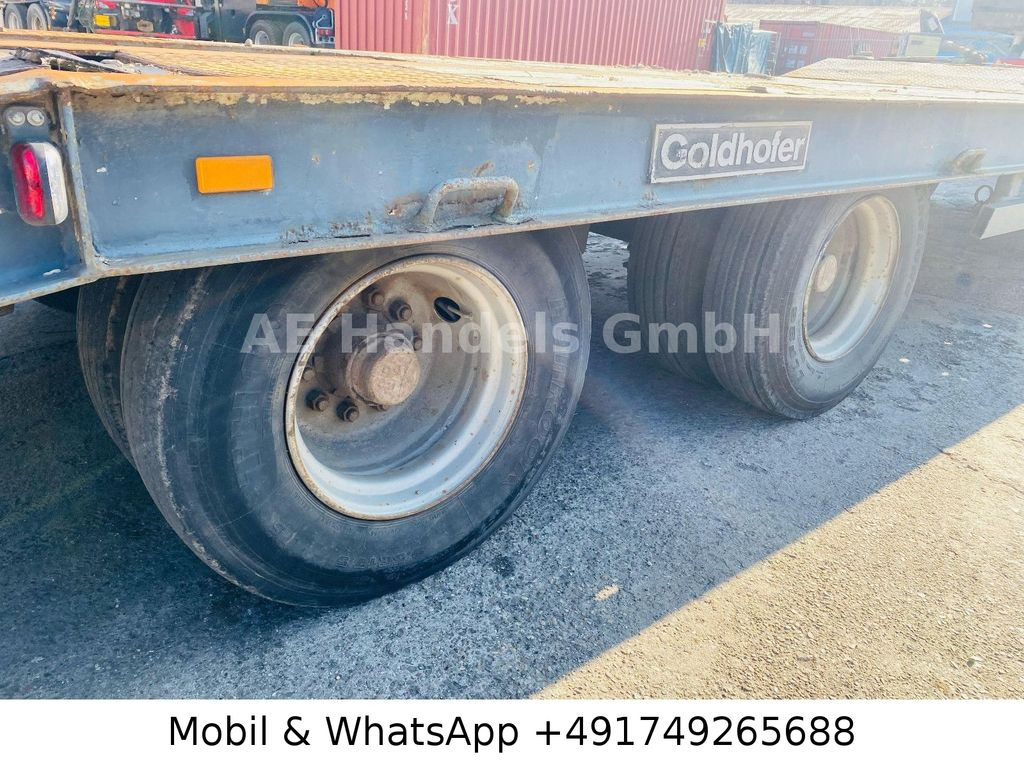 Rơ moóc thùng thấp Goldhofer TU 3-24/80 Drehschemel *Rampen/L.8,30m/TÜV-11.25: hình 20