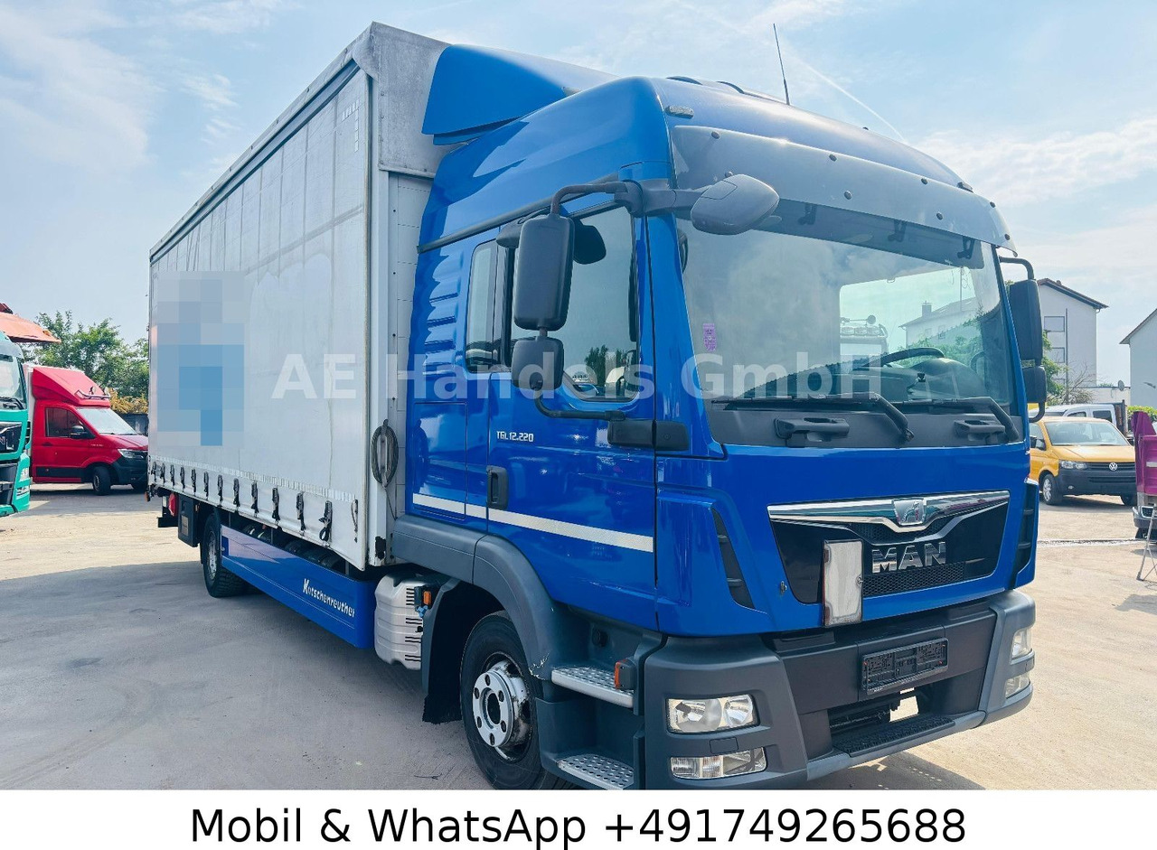 MAN TGL 12.220 LX BL*Tautliner/Edscha/LBW/Standklima - Xe tải thùng mui bạt: hình 1 MAN TGL 12.220 LX BL*Tautliner/Edscha/LBW/Standklima - Xe tải thùng mui bạt: hình 1