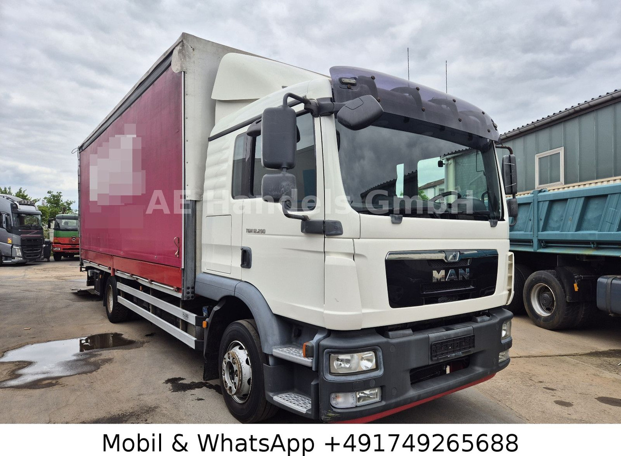 MAN TGM 12.290 L BL *Edscha / 2xTank / LBW / AHK - Xe tải thùng mui bạt: hình 1 MAN TGM 12.290 L BL *Edscha / 2xTank / LBW / AHK - Xe tải thùng mui bạt: hình 1