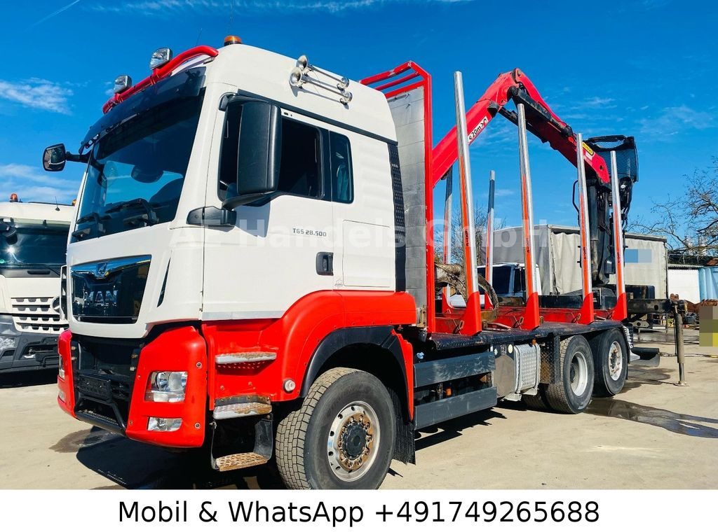 MAN TGS 28.500 XLX BL 6x4 *Palfinger-Epsilon-M12Z/AP - Xe chở gỗ, Xe cẩu tự hành: hình 1 MAN TGS 28.500 XLX BL 6x4 *Palfinger-Epsilon-M12Z/AP - Xe chở gỗ, Xe cẩu tự hành: hình 1