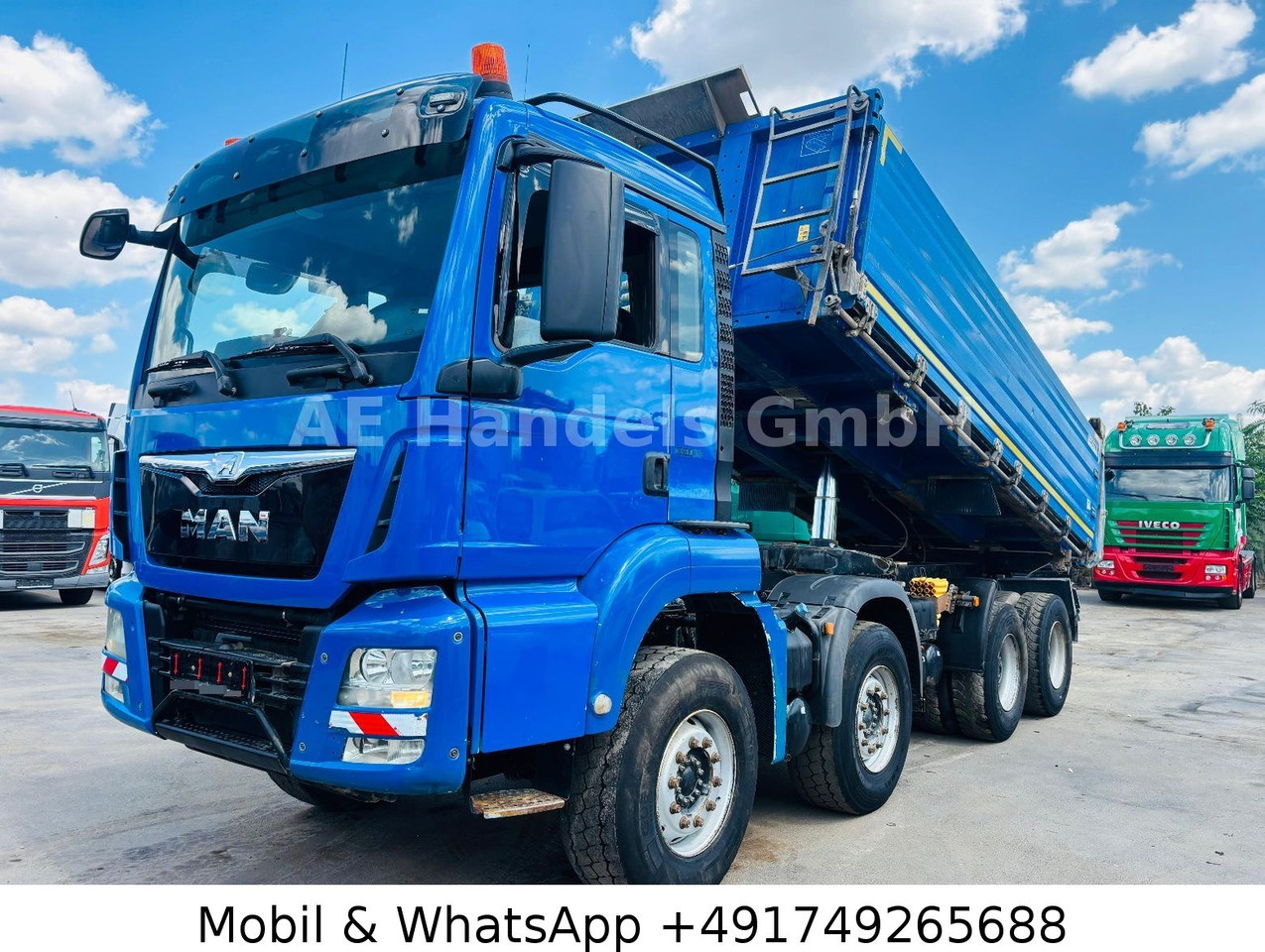 MAN TGS 35.400 M 8x4 BB Dautel Alu *Retarder/15m³ - Xe ben: hình 1 MAN TGS 35.400 M 8x4 BB Dautel Alu *Retarder/15m³ - Xe ben: hình 1