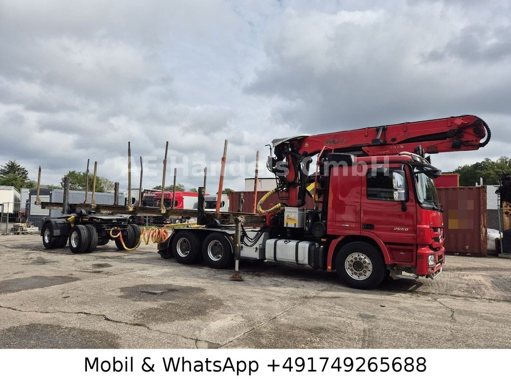 Mercedes-Benz Actros III 2660 L BL 6x4 *Retarder/AP/Palfinger Mercedes-Benz Actros III 2660 L BL 6x4 *Retarder/AP/Palfinger - Xe chở gỗ: hình 2 Mercedes-Benz Actros III 2660 L BL 6x4 *Retarder/AP/Palfinger Mercedes-Benz Actros III 2660 L BL 6x4 *Retarder/AP/Palfinger - Xe chở gỗ: hình 2